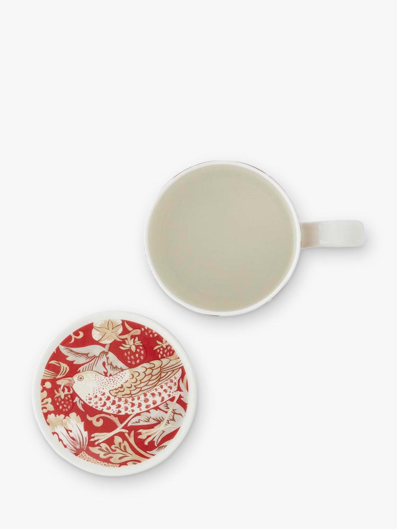 Morris & Co. Strawberry Thief bone china mug set 340ml, UK version