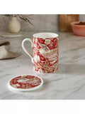 Morris & Co. Strawberry Thief bone china mug set 340ml, UK version