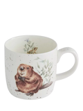 Wrendale Designs fine bone china mug with beaver illustration, UK version