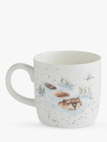 Wrendale Designs fine bone china mug with beaver illustration, UK version