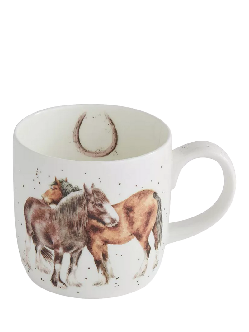 Wrendale Designs fine bone china horse mug 310ml (British brand)