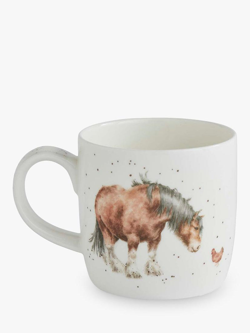 Wrendale Designs fine bone china horse mug 310ml (British brand)