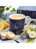 Sara Miller fine china mug indigo 344ml, imported from the UK