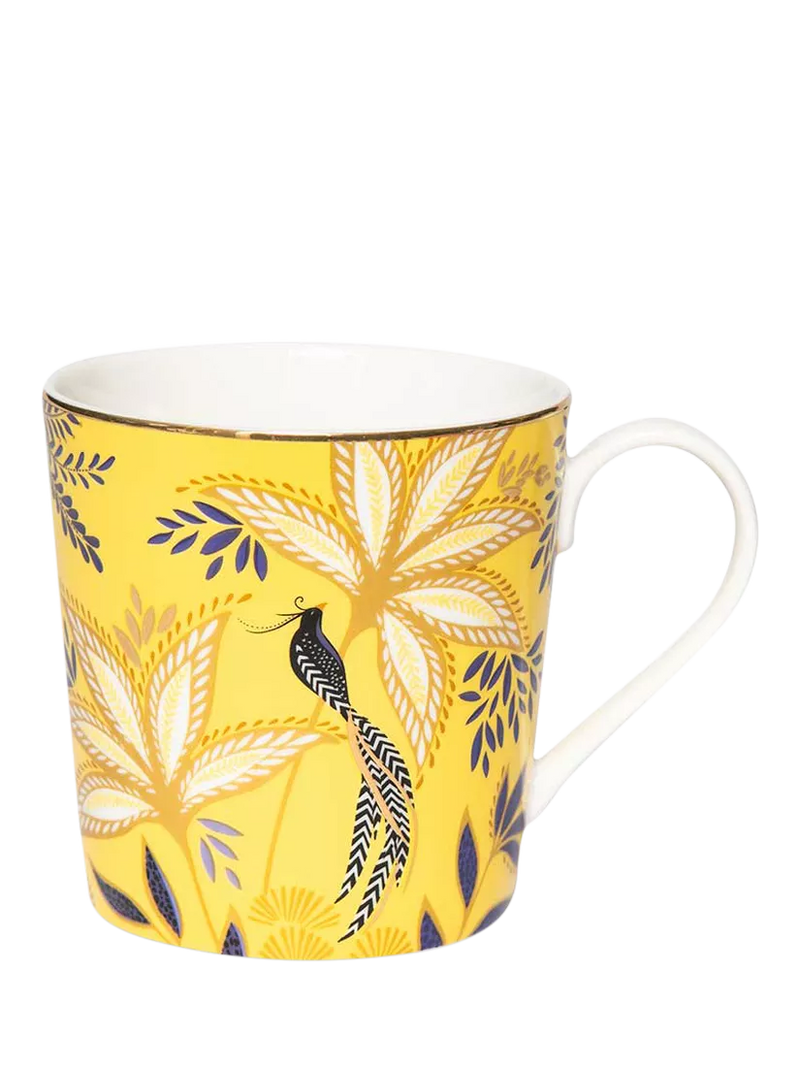 Sara Miller fine china mug yellow 344ml, UK version