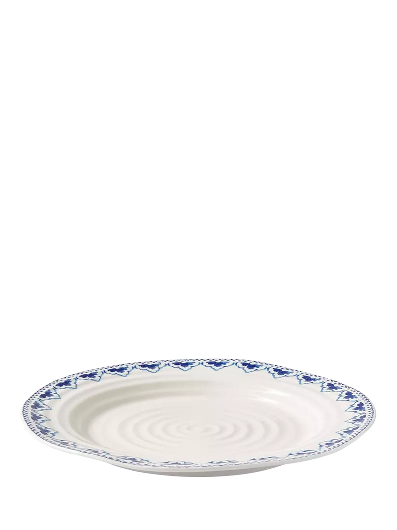 Sophie Conran blue porcelain dinner plate 28cm - British product