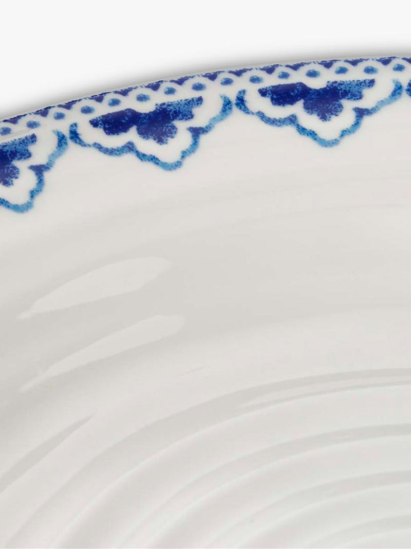Sophie Conran blue porcelain dinner plate 28cm - British product