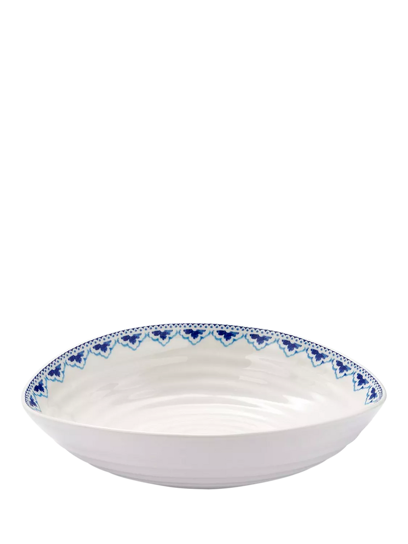 Sophie Conran for Portmeirion blue porcelain pasta bowl 23.5cm (British brand)