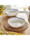 Sophie Conran for Portmeirion blue porcelain pasta bowl 23.5cm (British brand)