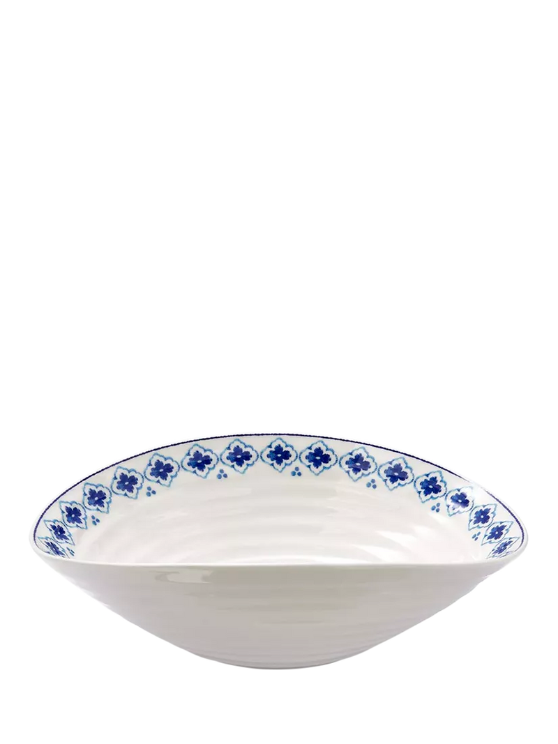 Sophie Conran Portmeirion blue porcelain salad bowl 24cm - British product