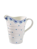 Sophie Conran for Portmeirion Blue Mediterranean porcelain pitcher 852ml, imported from the UK