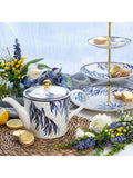 Sara Miller fine china teapot 1.2L with 22-carat gold - British product