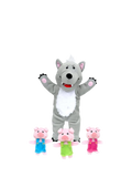 Bigjigs Toys puppet set Big Bad Wolf, imported from the UK