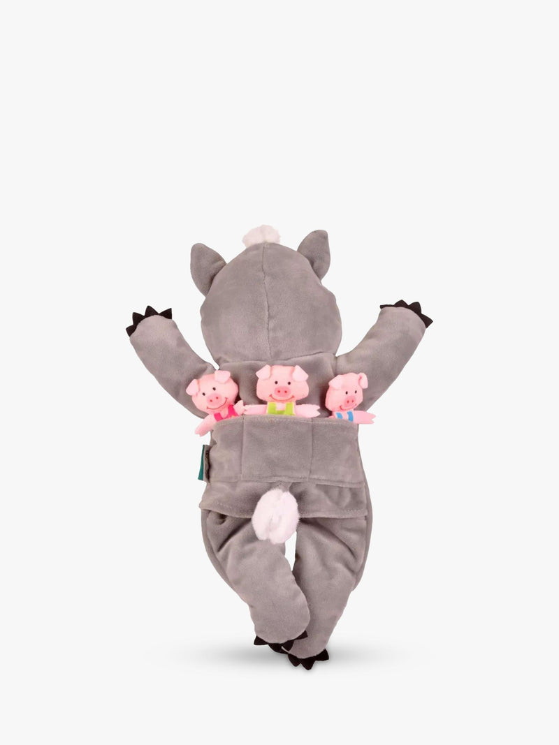 Bigjigs Toys puppet set Big Bad Wolf, imported from the UK