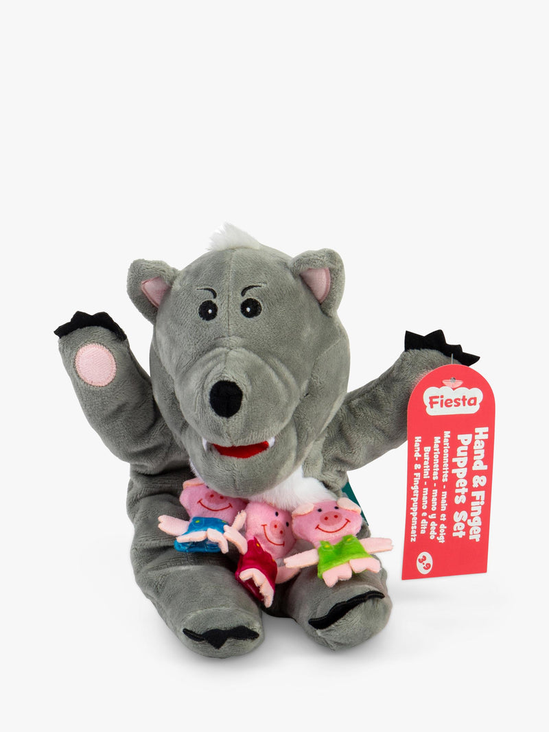 Bigjigs Toys puppet set Big Bad Wolf, imported from the UK