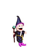 John Lewis Bigjigs Toys Wizard Moving Mouth Hand Puppet- Buy online at McGrocer