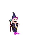 Bigjigs Toys wizard hand puppet, moving mouth - British product