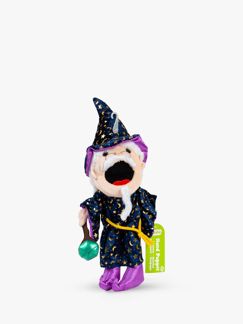 Bigjigs Toys wizard hand puppet, moving mouth - British product