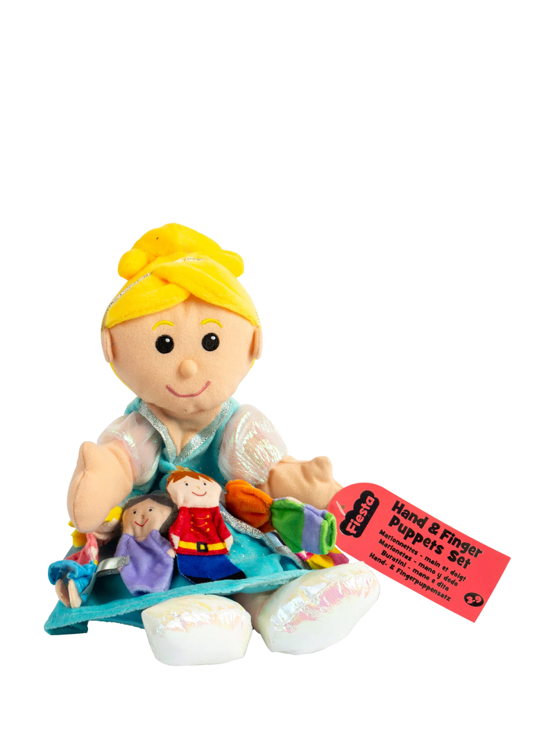 Bigjigs Cinderella hand and finger puppet set (British brand)