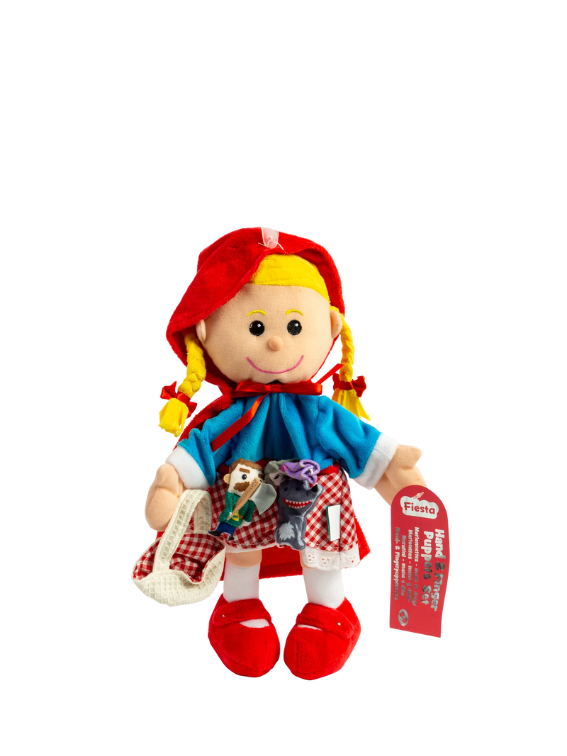 Bigjigs Toys Red Riding Hood hand puppet set, imported from the UK