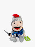 Bigjigs Toys knight hand puppet with moving mouth, imported from the UK