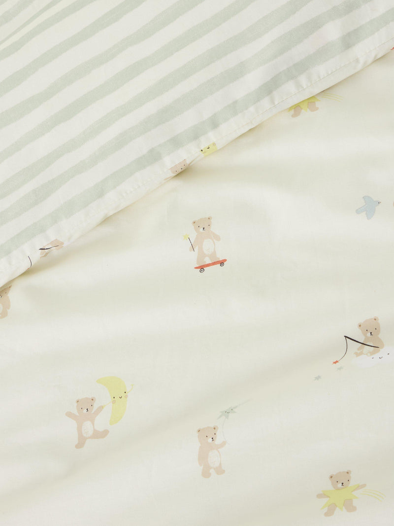 John Lewis Daydream Bear reversible cot duvet set, imported from the UK
