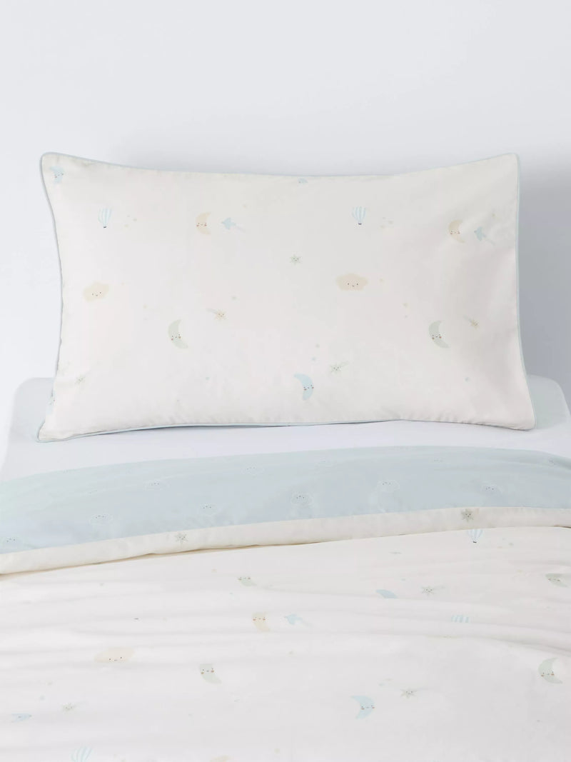 John Lewis reversible cot duvet cover set in natural, UK version