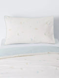 John Lewis reversible cot duvet cover set in natural, UK version