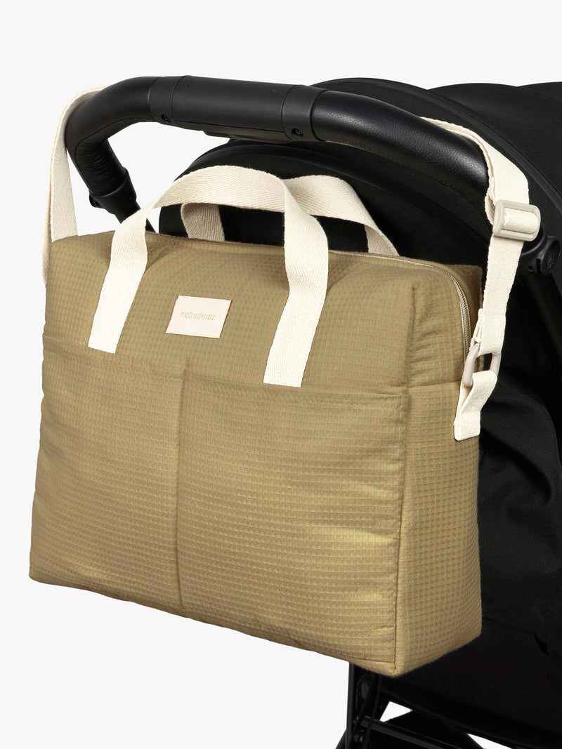 Nobodinoz Gala Changing Bag olive green (British brand)
