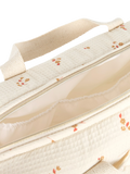 Nobodinoz Gala changing bag yellow lily organic cotton, UK version