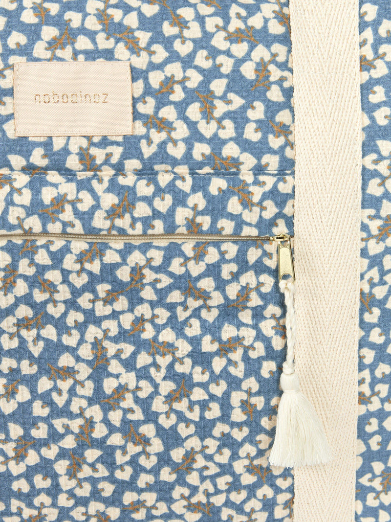Nobodinoz Opera maternity bag Blue Yumiko, imported from the UK