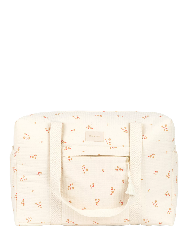 Nobodinoz Opera maternity bag Yellow Lily, imported from the UK