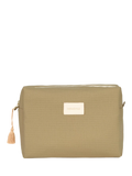 Nobodinoz Diva wash bag in olive green, imported from the UK