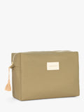 Nobodinoz Diva wash bag in olive green, imported from the UK