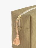 Nobodinoz Diva wash bag in olive green, imported from the UK