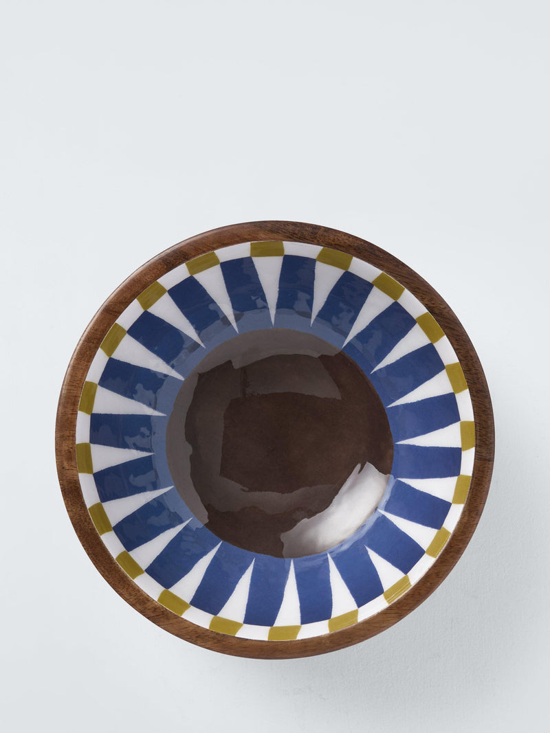 John Lewis mango wood bowl walnut finish 18cm, UK version