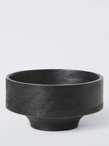 John Lewis John Lewis Rustic Black Mango Wood Serving Bowl 15cm- Buy online at McGrocer