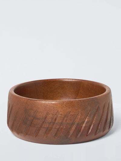 John Lewis John Lewis Rustic Serve Bowl 15cm Mango Wood- Buy online at McGrocer
