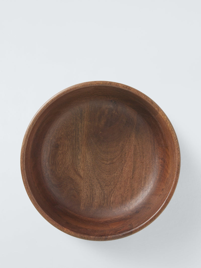 John Lewis rustic serve bowl mango wood 28cm - British product