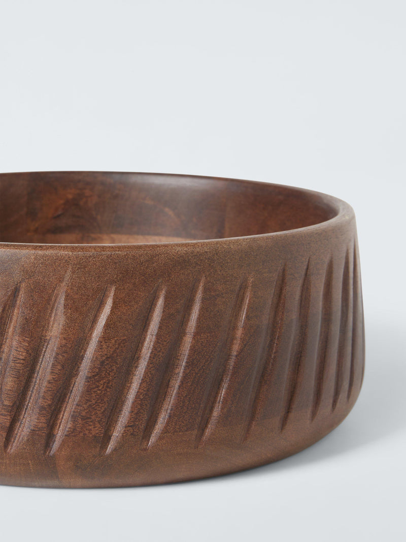 John Lewis rustic serve bowl mango wood 28cm - British product