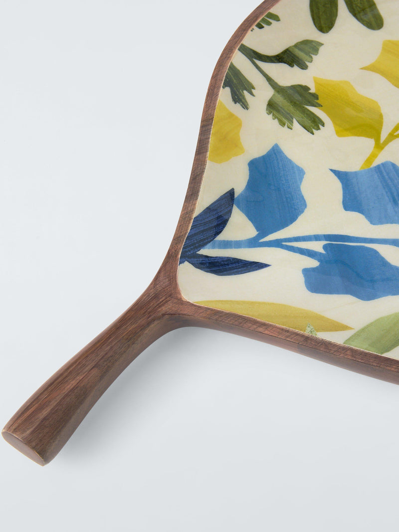 John Lewis palm leaf serving board with foliage print, UK version