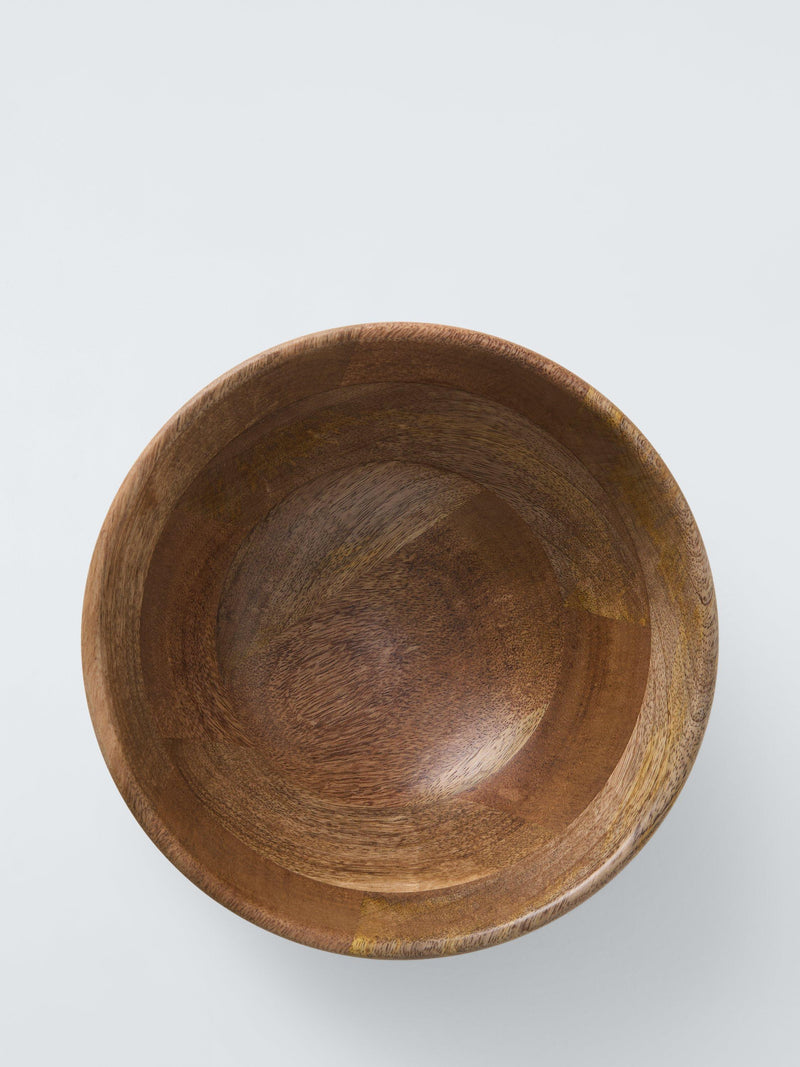 John Lewis mango wood salad bowl 24cm natural - British product