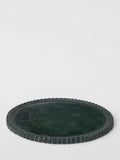 John Lewis beaded Katni green marble serving board 30.5cm (British brand)