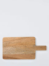 John Lewis John Lewis Mango Wood Rectangular Handled Serving Board, Natural- Buy online at McGrocer