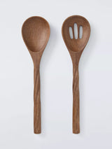 John Lewis John Lewis Rustic Mango Wood Salad Servers, Natural- Buy online at McGrocer