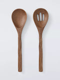 John Lewis rustic mango wood salad servers natural pair (British brand)