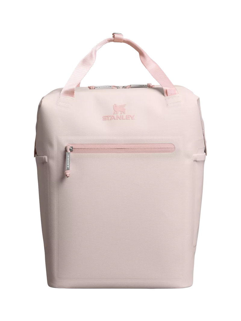 Stanley Madeleine Mini Cooler Backpack, 13.2L, Rose Quartz