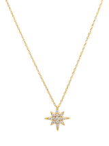 John Lewis LARNAUTI 0.10ct Lab Grown Diamond Pave Star Pendant Necklace- Buy online at McGrocer