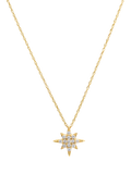 LARNAUTI star pendant necklace pave-set 0.10ct lab-grown diamonds, UK version