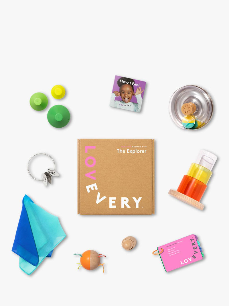 Lovevery The Explorer Play Kit baby play kit, UK version