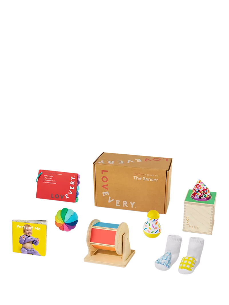 Lovevery The Senser Play Kit baby sensory toy - British product